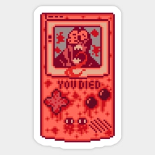 Resident Evil Pixel Art Sticker